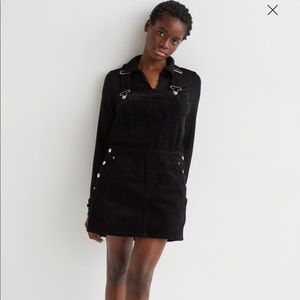 H&M corduroy overall dress